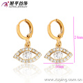 27527 Distinctive gemstone drop earrings eye shaped trendy women jewelry for wholesale